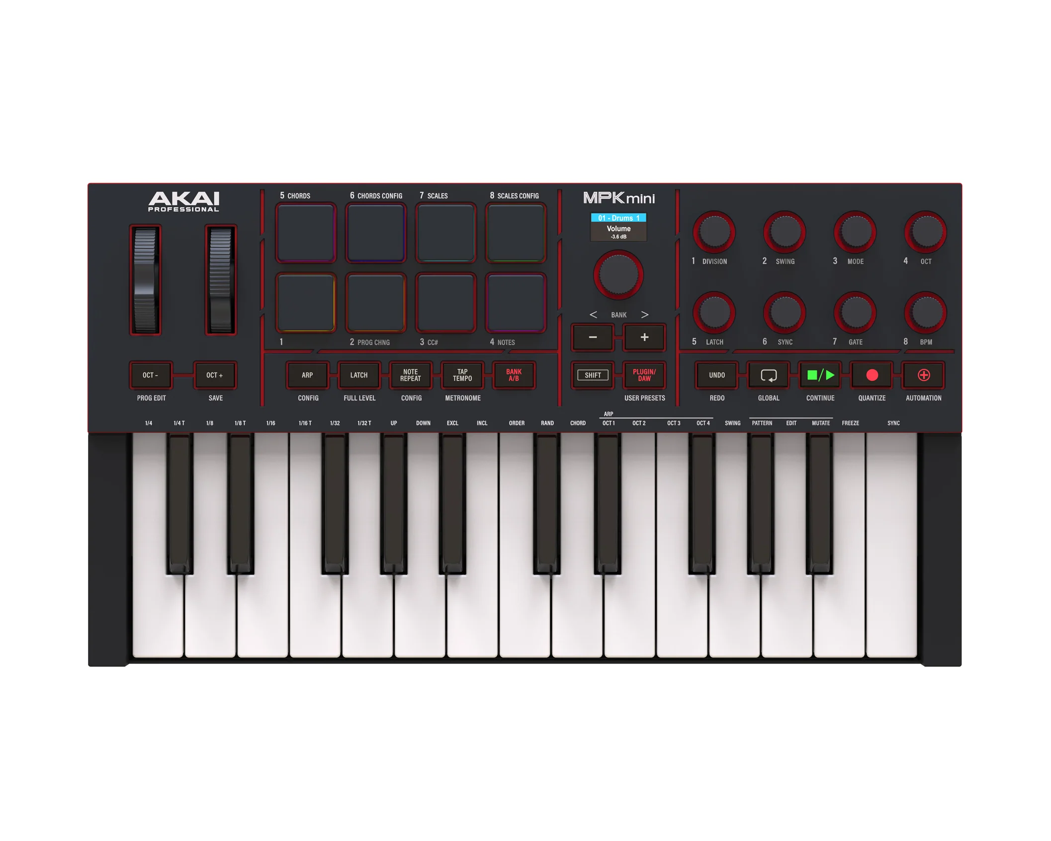 AKAI MPK Mini 4 Compact MIDI Controller - Black
