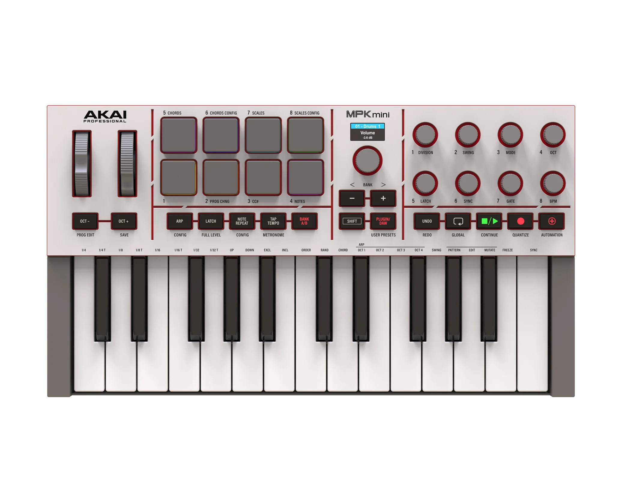 AKAI MPK Mini 4 Compact MIDI Controller - Grey
