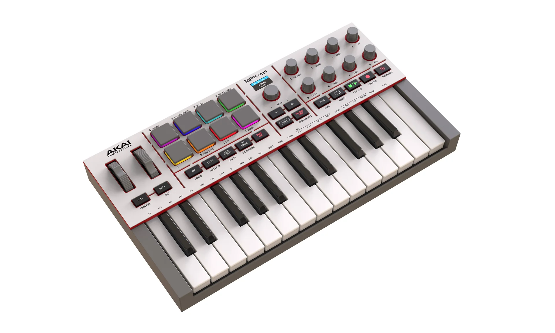 AKAI MPK Mini 4 Compact MIDI Controller - Grey - Image 2