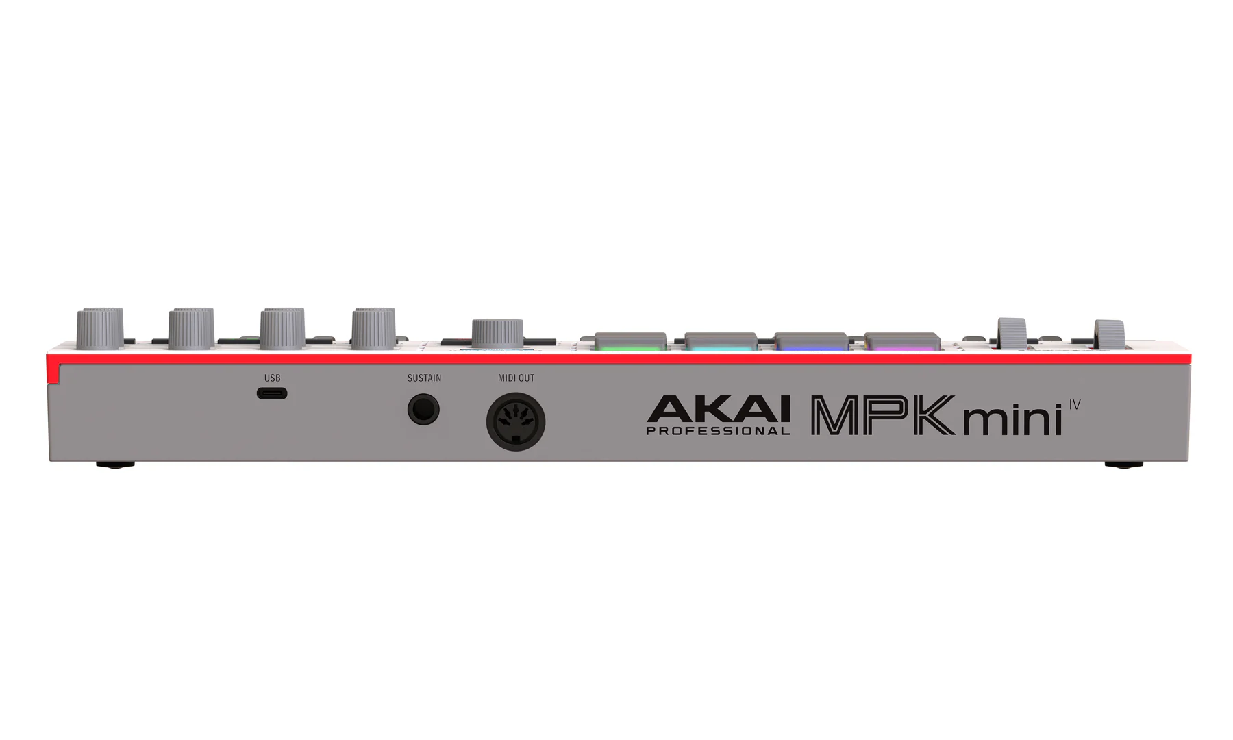 AKAI MPK Mini 4 Compact MIDI Controller - Grey - Image 3