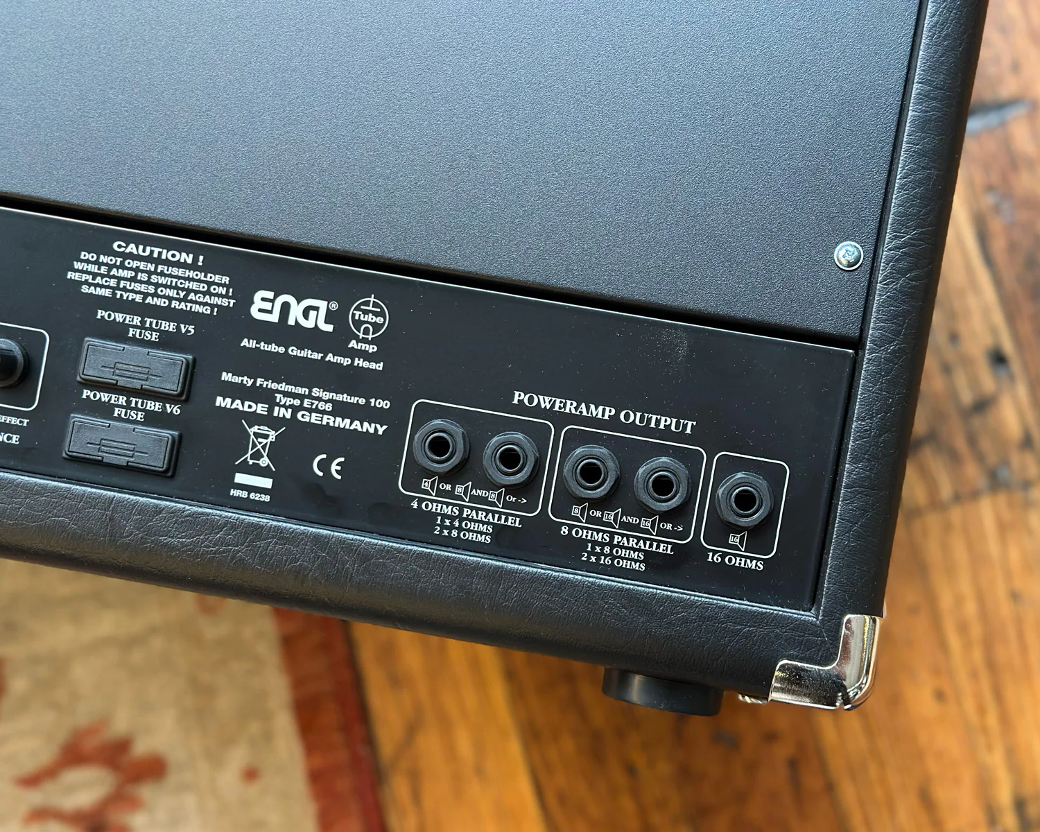 ENGL Marty Friedman Inferno Signature E766 100-Watt Tube Guitar Head - Image 5