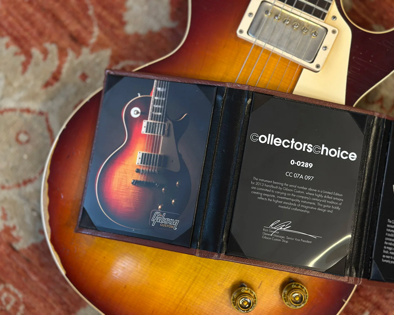 Gibson Custom Collectors Choice 1960 Reissue Les Paul Standard CC #7 - "John Shanks" w/ OHSC - Modified with Patent # T-Top + Monty PAF (097/300) - Image 13