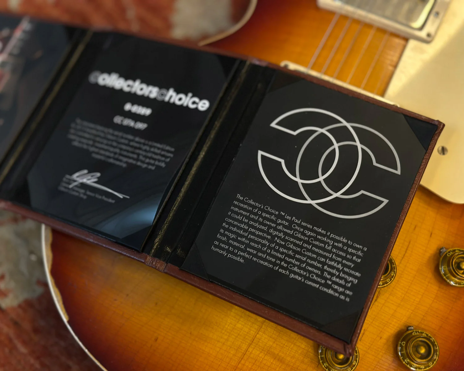 Gibson Custom Collectors Choice 1960 Reissue Les Paul Standard CC #7 - "John Shanks" w/ OHSC - Modified with Patent # T-Top + Monty PAF (097/300) - Image 14