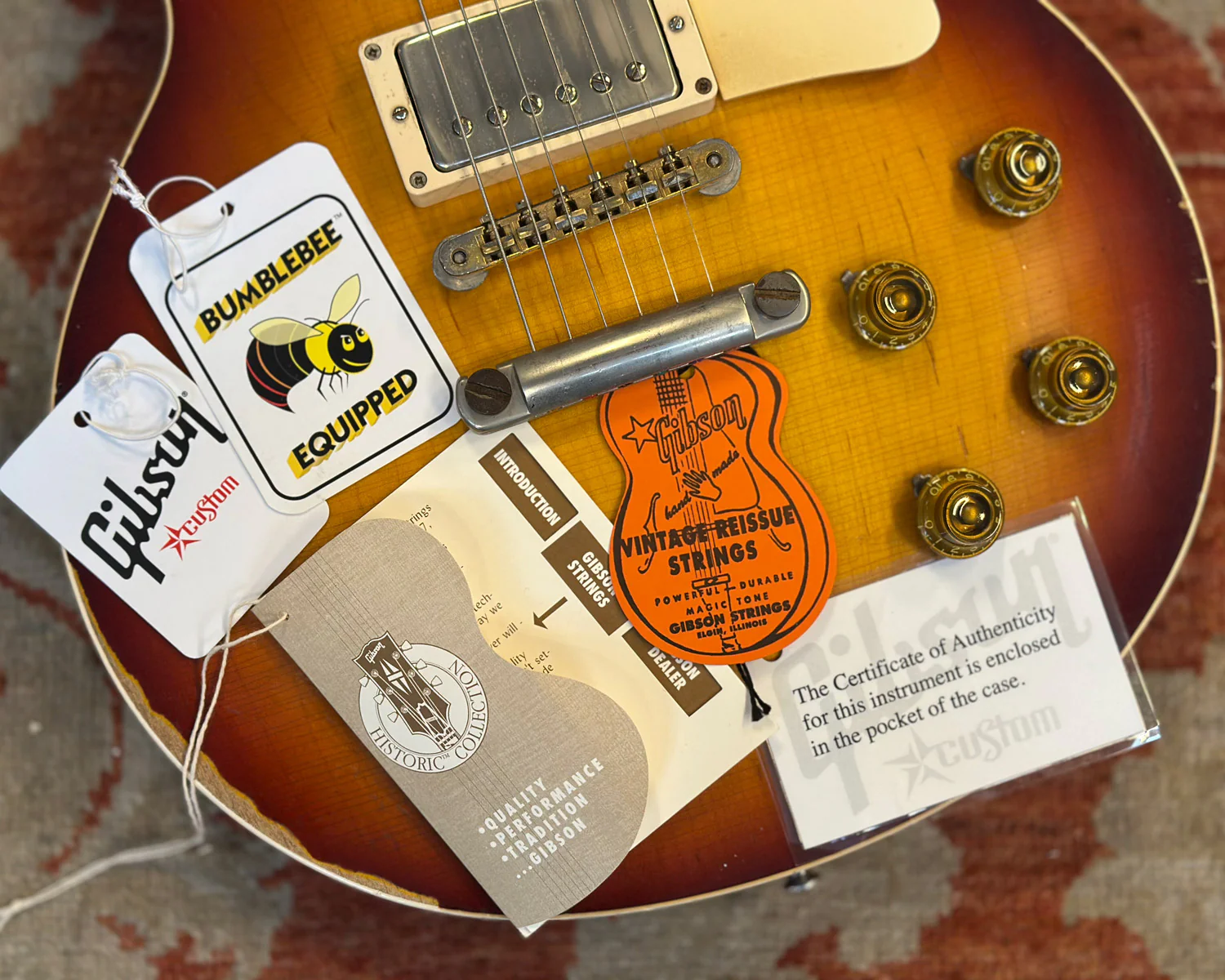 Gibson Custom Collectors Choice 1960 Reissue Les Paul Standard CC #7 - "John Shanks" w/ OHSC - Modified with Patent # T-Top + Monty PAF (097/300) - Image 18