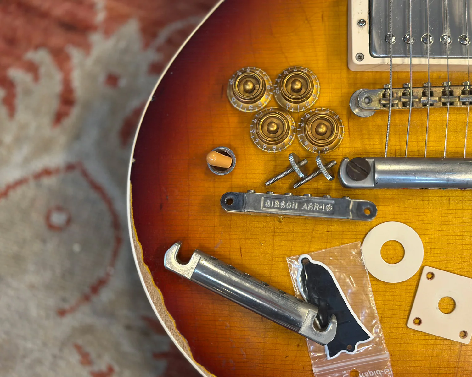 Gibson Custom Collectors Choice 1960 Reissue Les Paul Standard CC #7 - "John Shanks" w/ OHSC - Modified with Patent # T-Top + Monty PAF (097/300) - Image 19