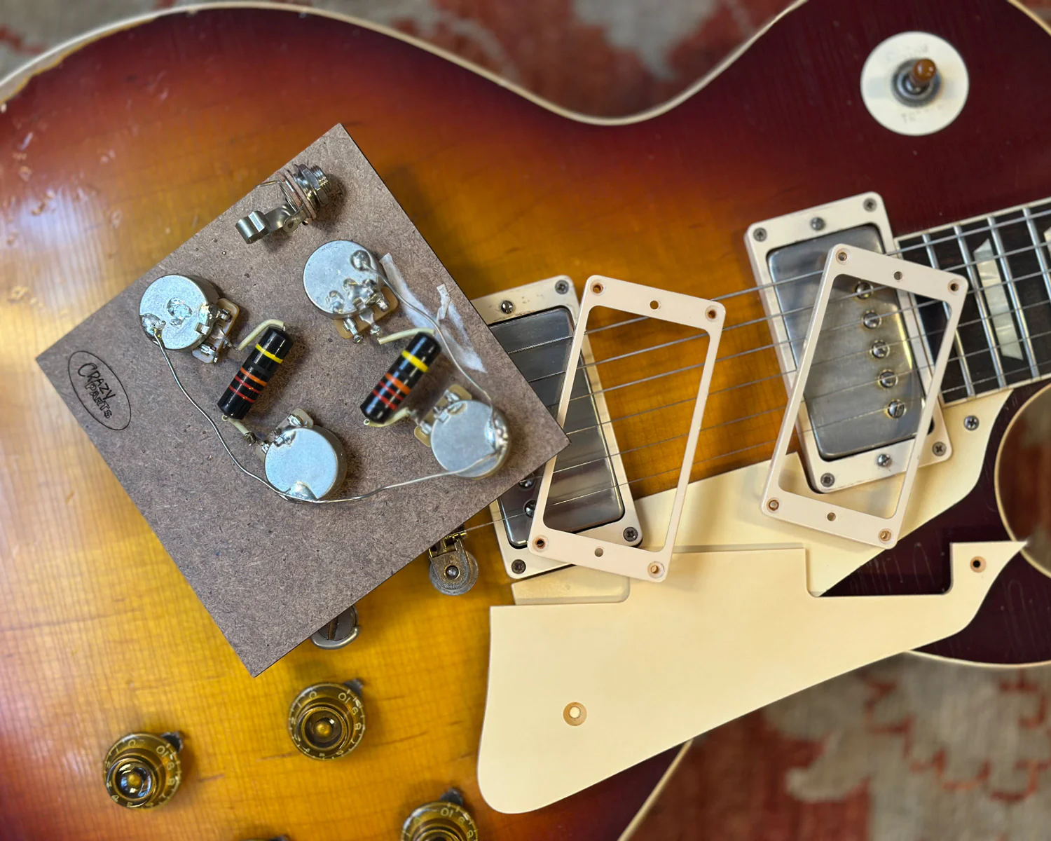 Gibson Custom Collectors Choice 1960 Reissue Les Paul Standard CC #7 - "John Shanks" w/ OHSC - Modified with Patent # T-Top + Monty PAF (097/300) - Image 20
