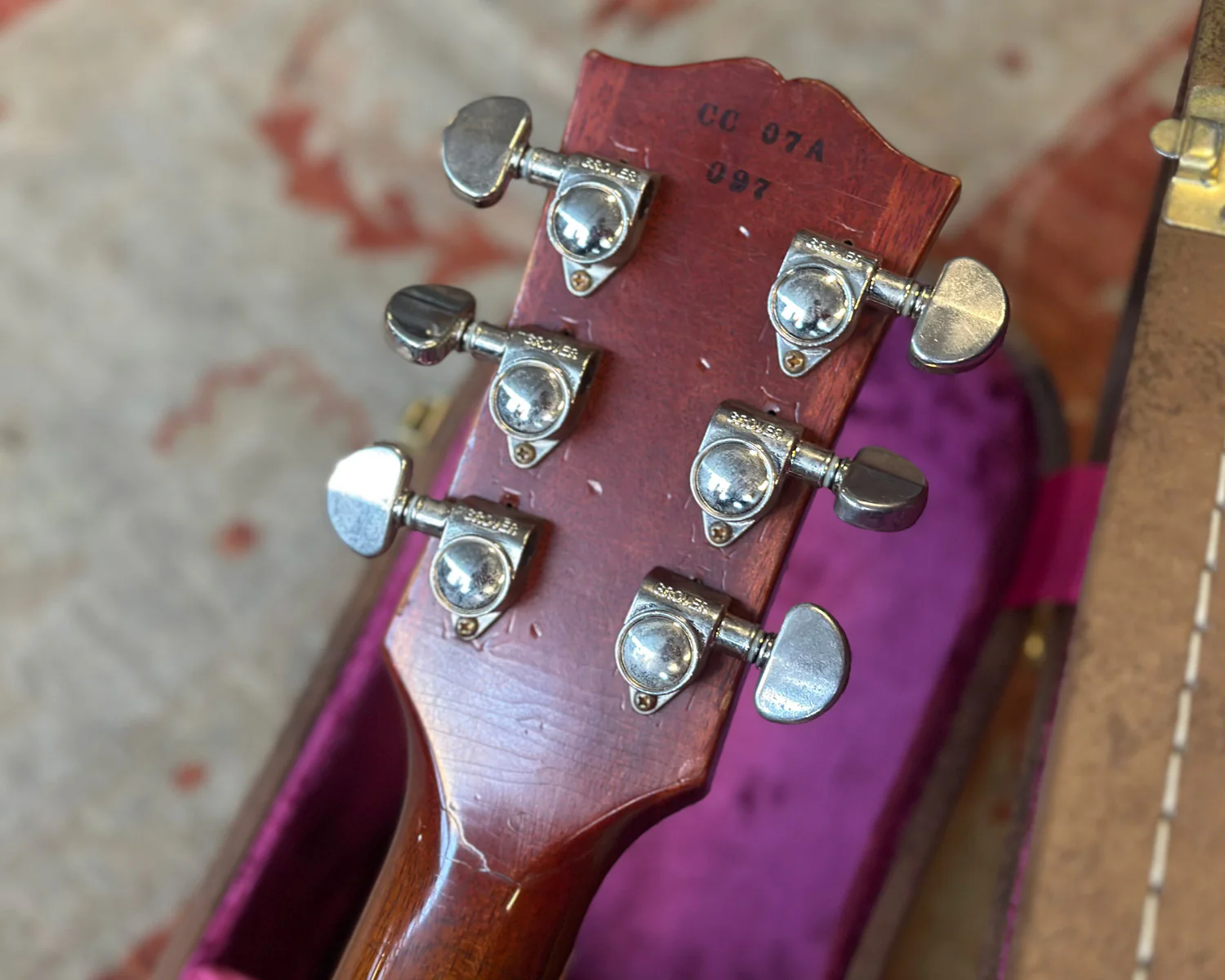 Gibson Custom Collectors Choice 1960 Reissue Les Paul Standard CC #7 - "John Shanks" w/ OHSC - Modified with Patent # T-Top + Monty PAF (097/300) - Image 22