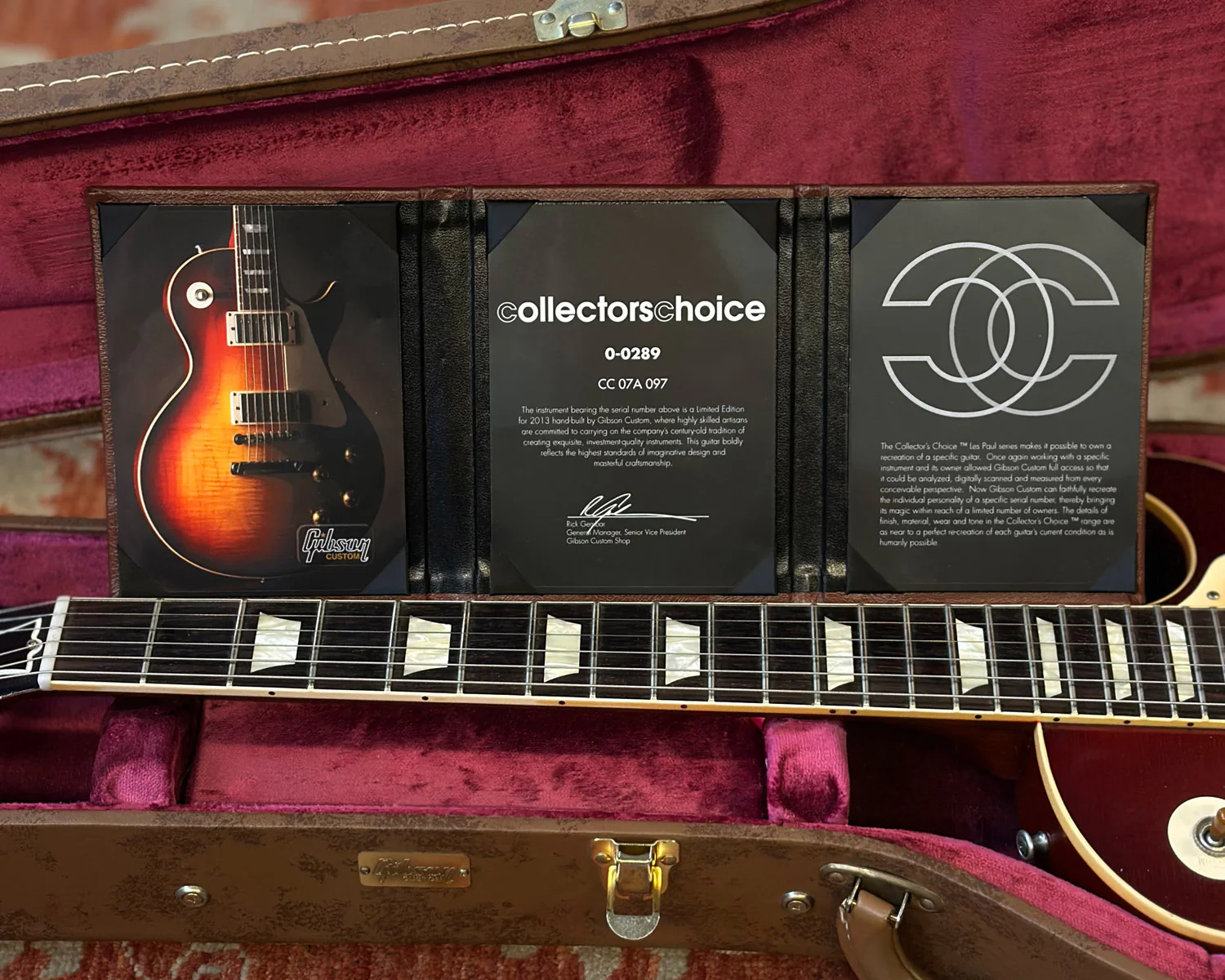 Gibson Custom Collectors Choice 1960 Reissue Les Paul Standard CC #7 - "John Shanks" w/ OHSC - Modified with Patent # T-Top + Monty PAF (097/300) - Image 24