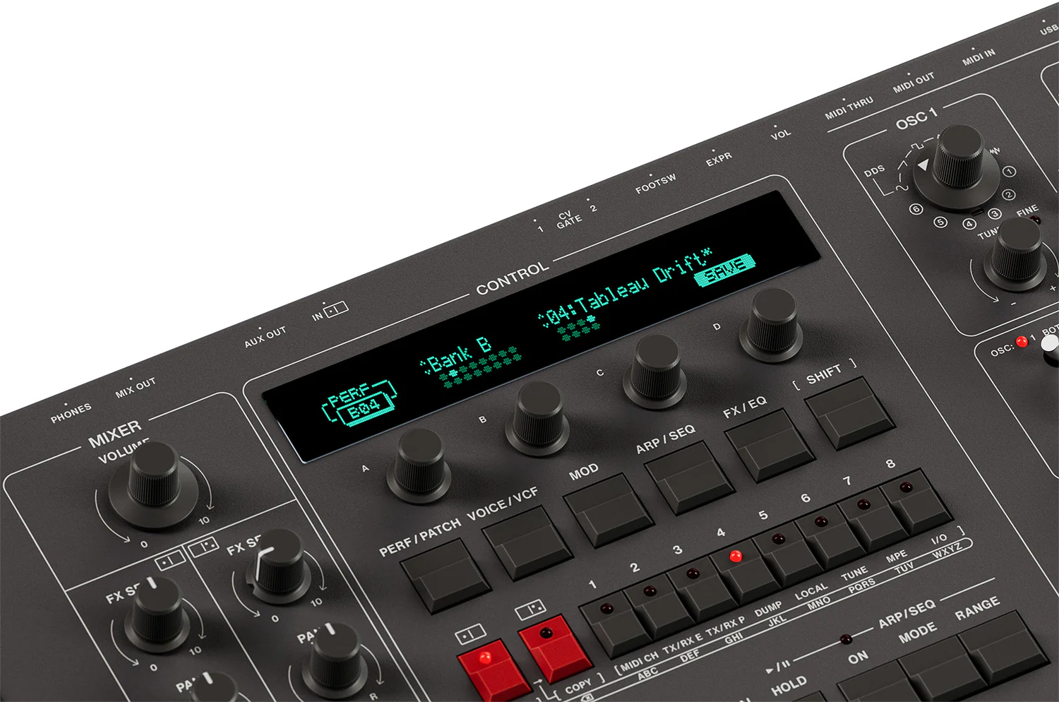 UDO DMNO 8-Voice Dual Timbre Synthesizer - Black - Image 6