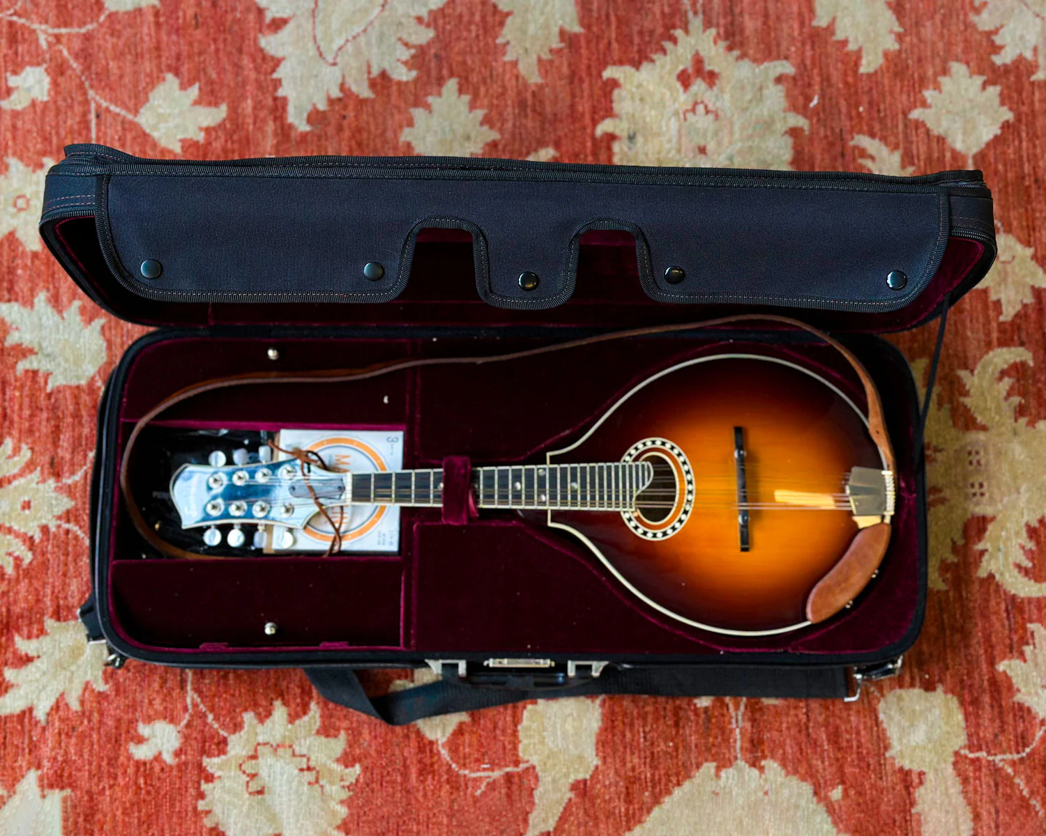 Eastman MD604 Mandolin w/ OHSC, Handrest & Strap - Image 8