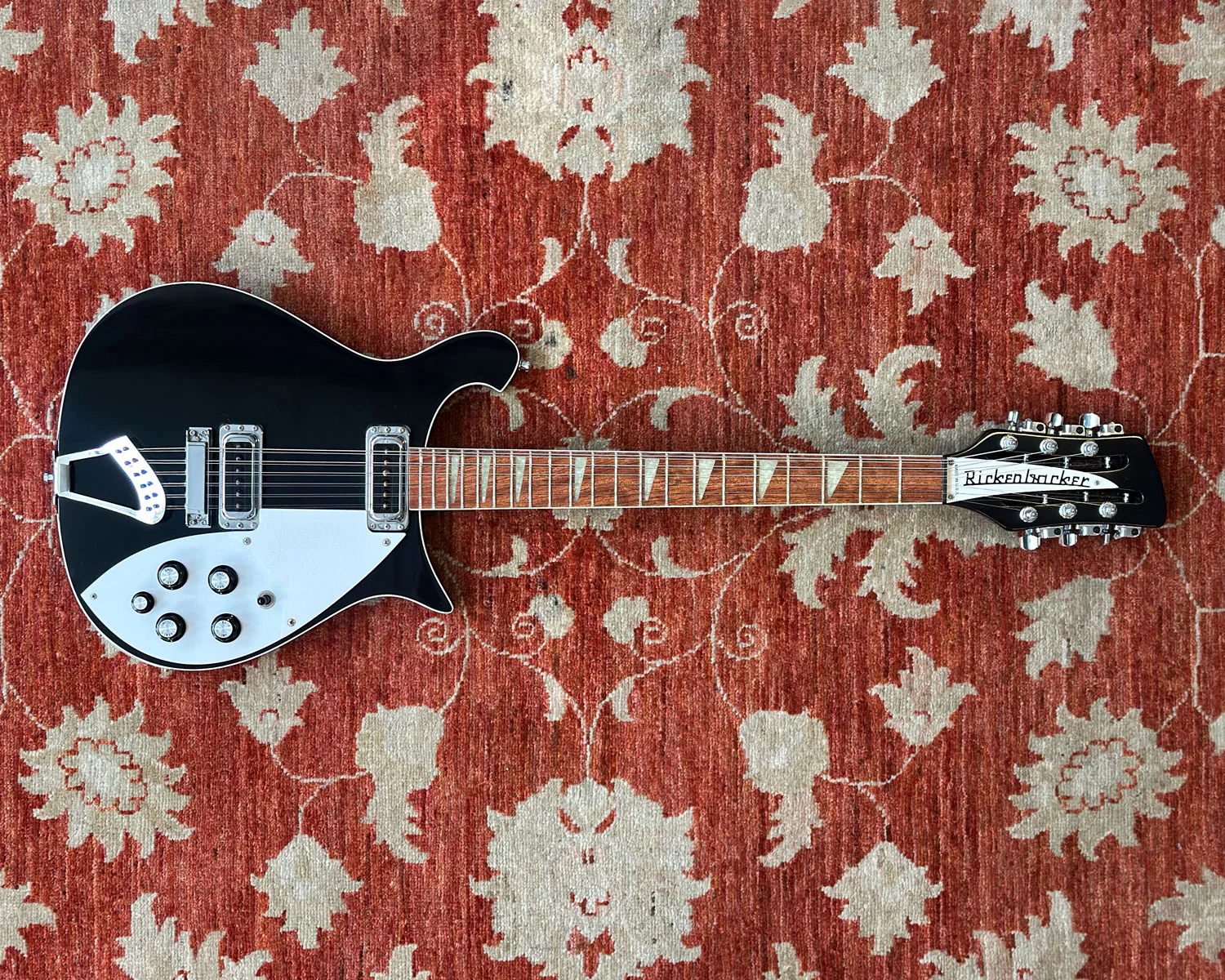 Circa 2000 Rickenbacker 620/12 Twelve String Electric - Jetglo - Image 2