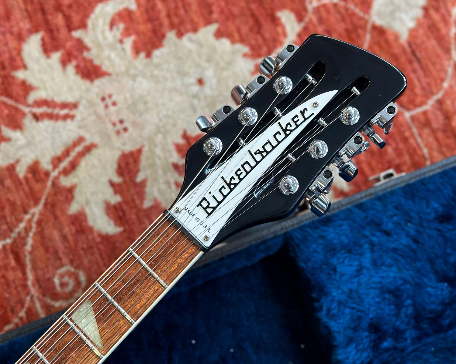 Circa 2000 Rickenbacker 620/12 Twelve String Electric - Jetglo - Image 5