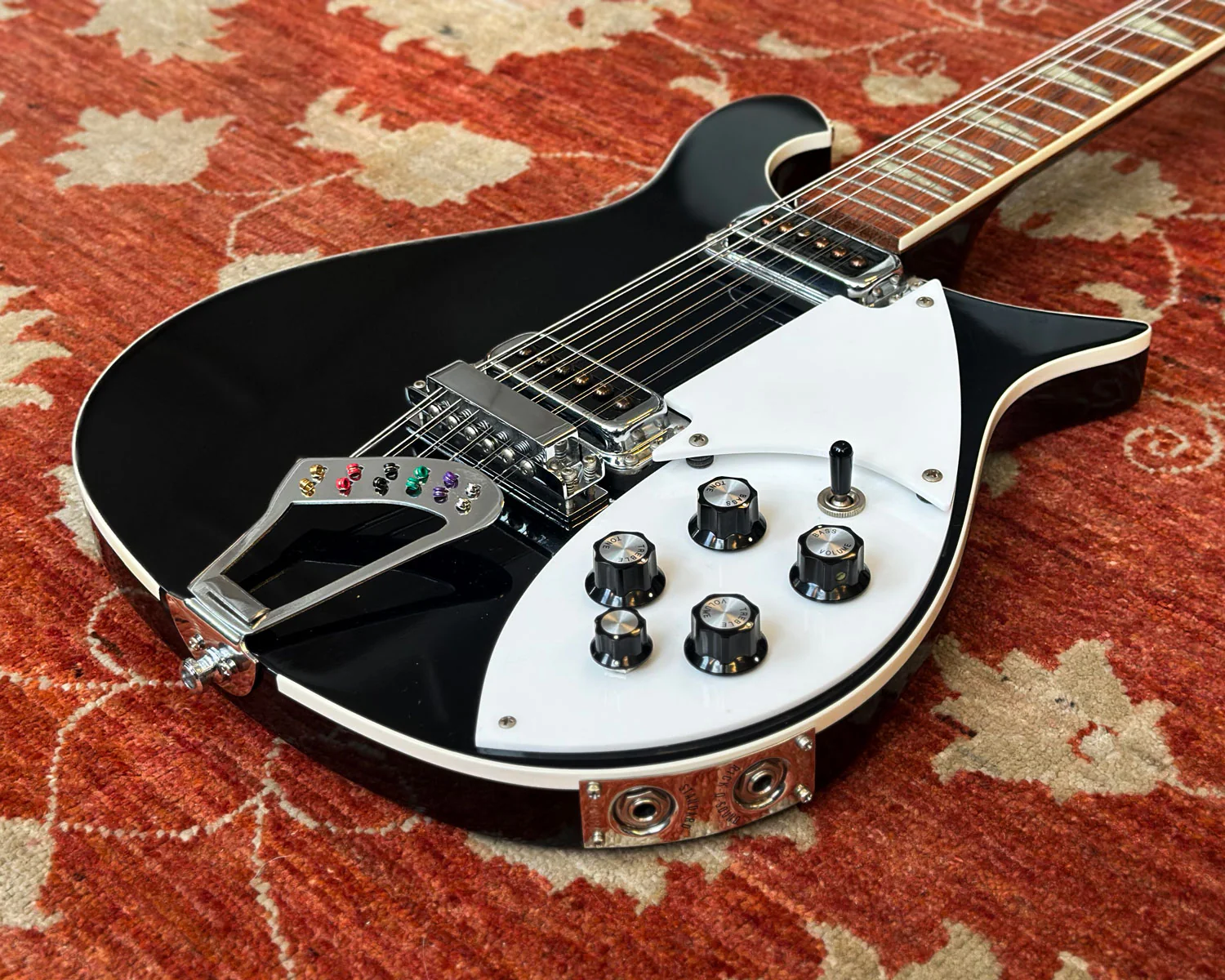 Circa 2000 Rickenbacker 620/12 Twelve String Electric - Jetglo - Image 7