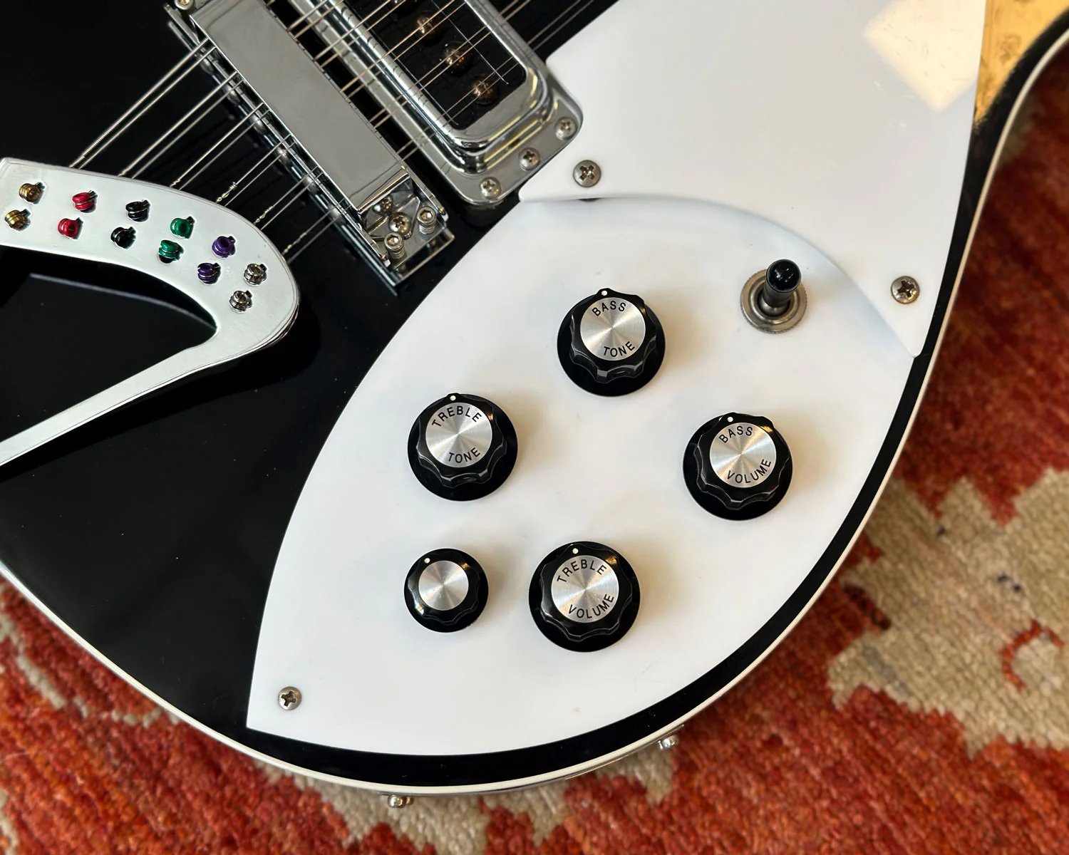 Circa 2000 Rickenbacker 620/12 Twelve String Electric - Jetglo - Image 8
