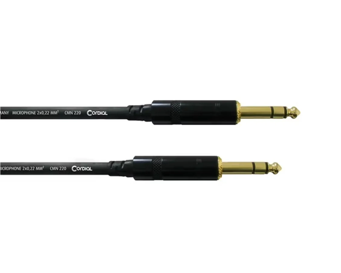 Cordial Essentials REAN 1/4" TRS to Same Balanced Cable (6m)