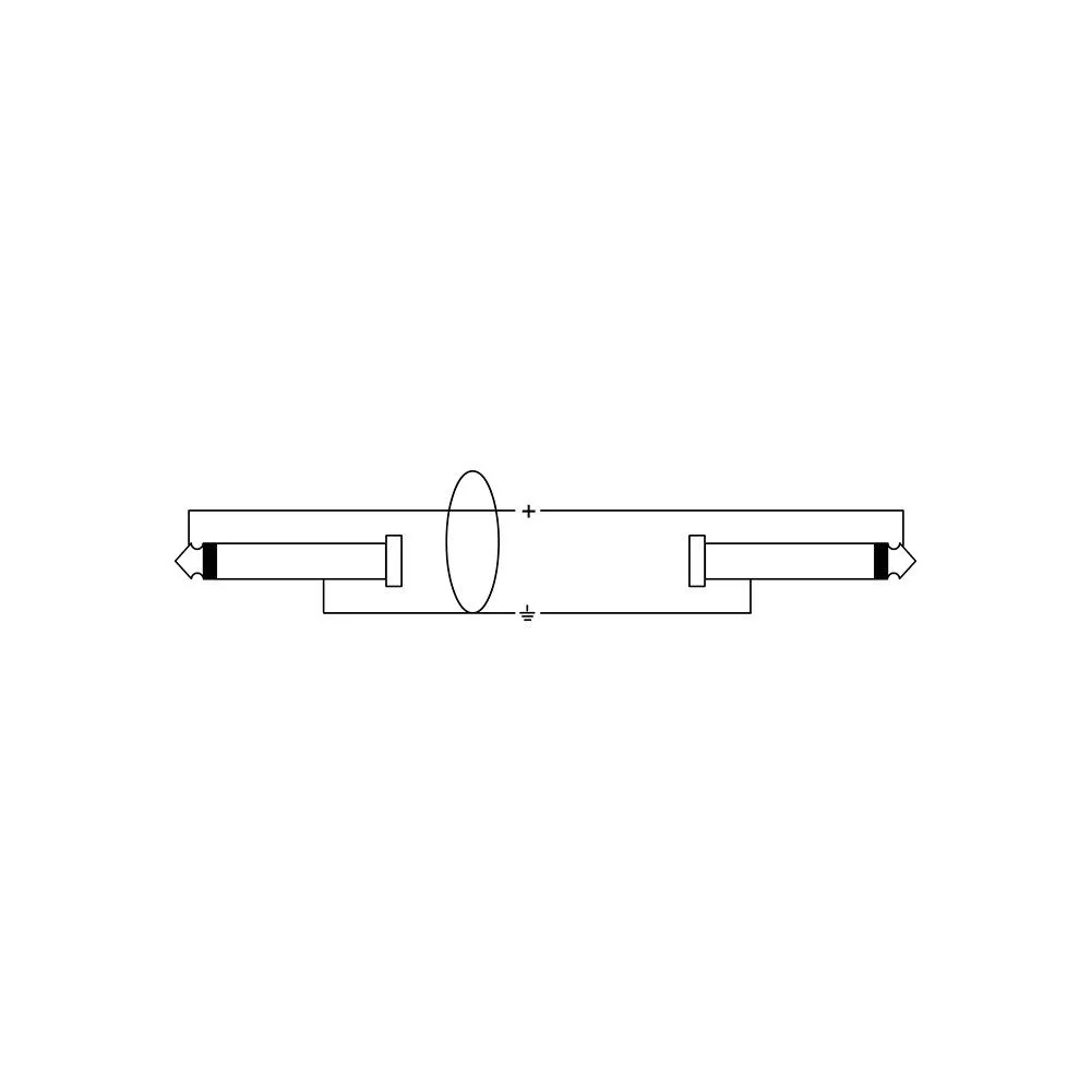 Cordial Essentials REAN 2x 6.3mm Mono Gold to 6.3mm Mono Gold (3m) - Image 2