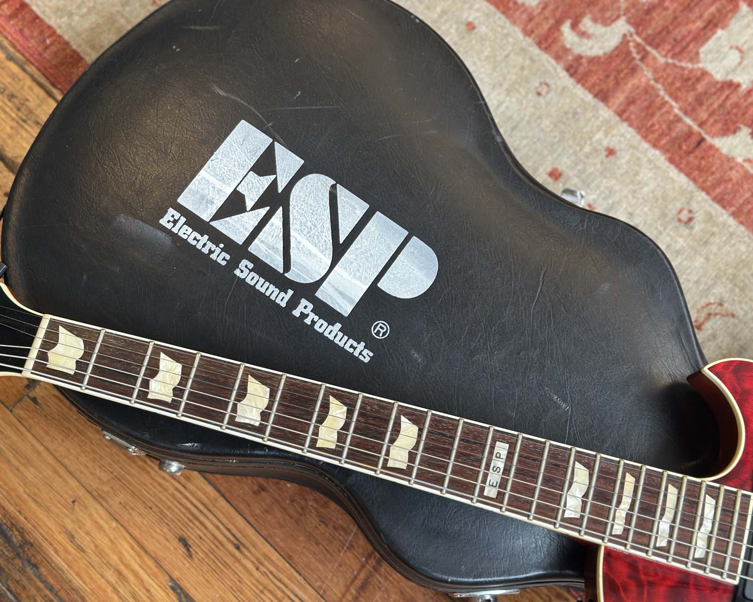2003 ESP Eclipse II Standard Series QM (4-Knob) w/ OHSC - See-Thru Black Cherry - Image 12