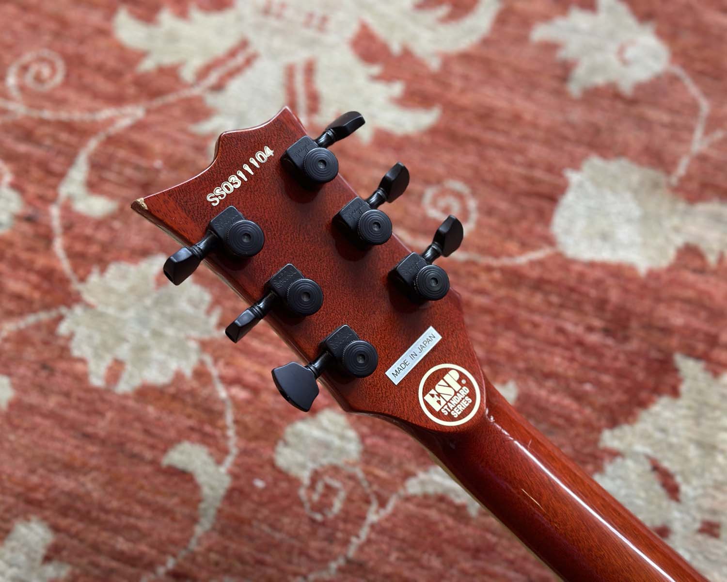 2003 ESP Eclipse II Standard Series QM (4-Knob) w/ OHSC - See-Thru Black Cherry - Image 5