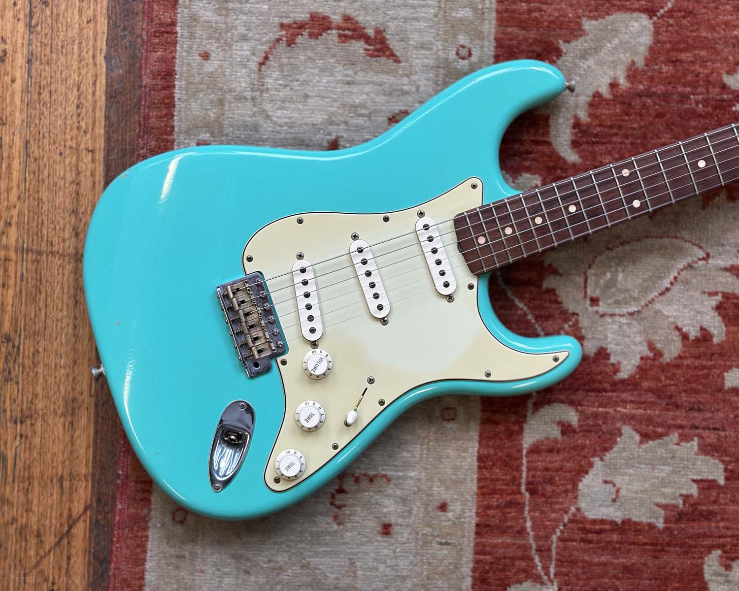 2002 Fender Custom Shop 1960 Stratocaster Relic - Seafoam Green w/OHSC