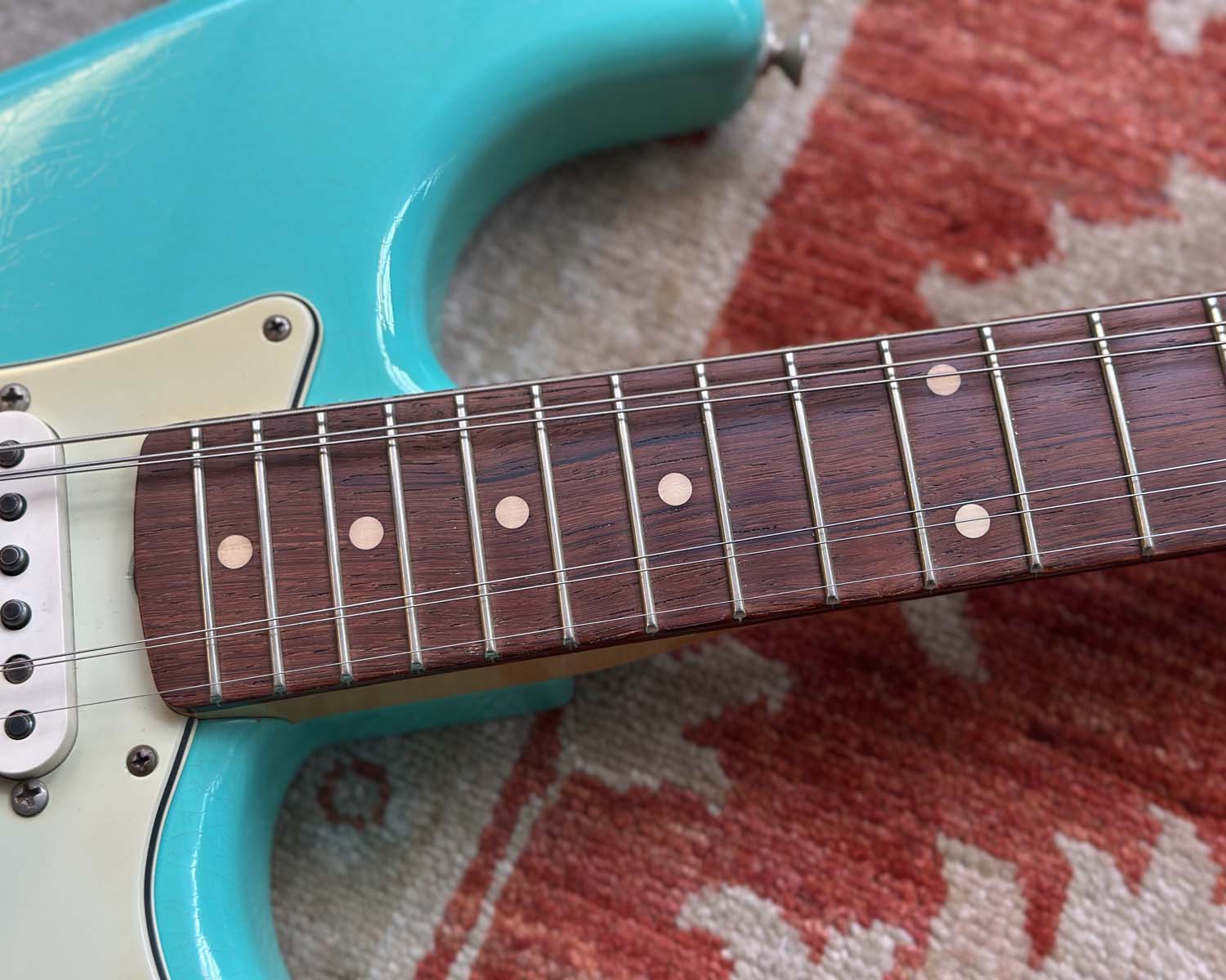 2002 Fender Custom Shop 1960 Stratocaster Relic - Seafoam Green w/OHSC - Image 10