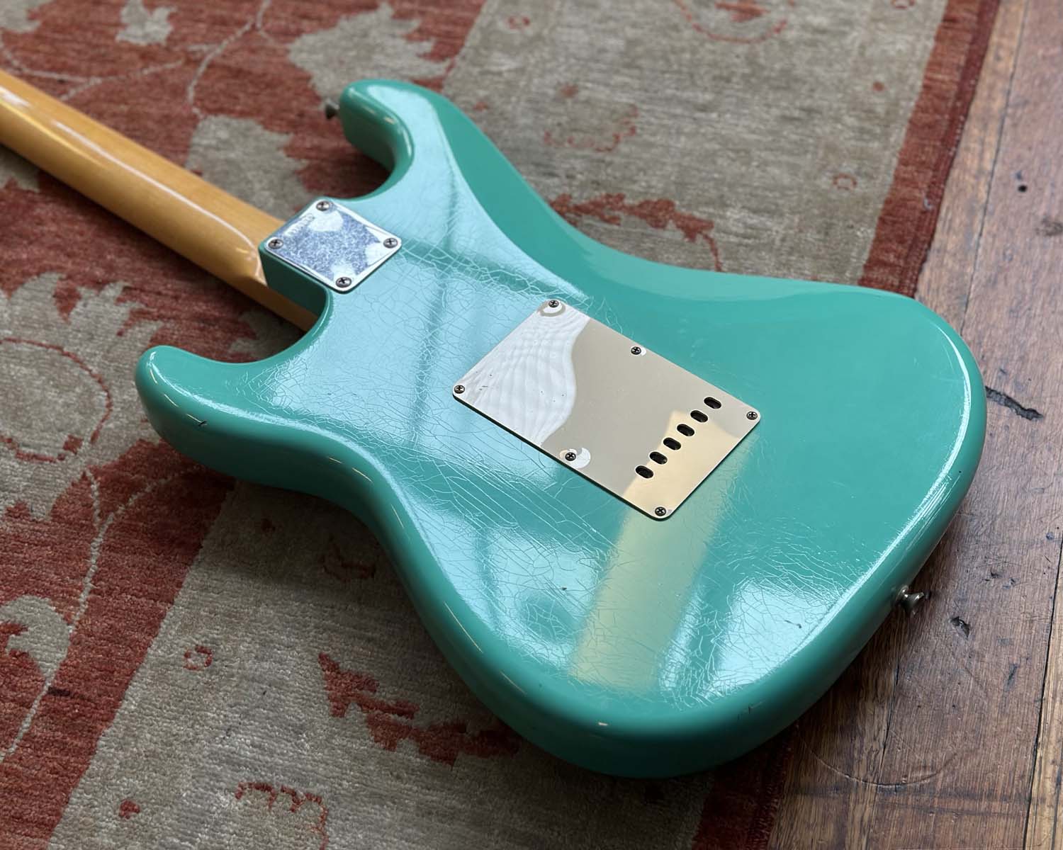 2002 Fender Custom Shop 1960 Stratocaster Relic - Seafoam Green w/OHSC - Image 14