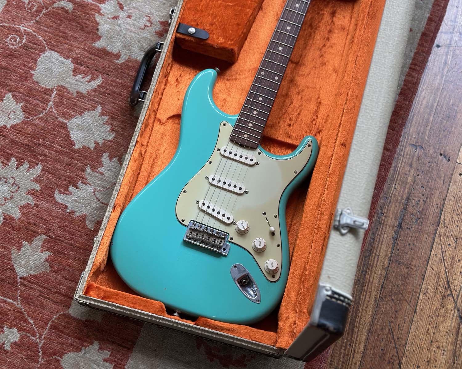 2002 Fender Custom Shop 1960 Stratocaster Relic - Seafoam Green w/OHSC - Image 17