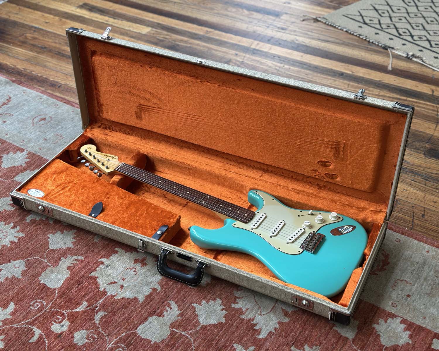 2002 Fender Custom Shop 1960 Stratocaster Relic - Seafoam Green w/OHSC - Image 18
