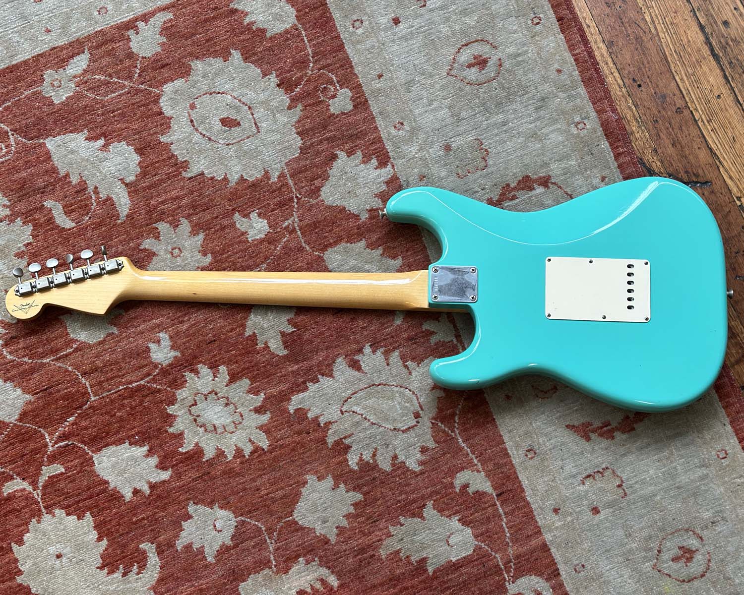 2002 Fender Custom Shop 1960 Stratocaster Relic - Seafoam Green w/OHSC - Image 4