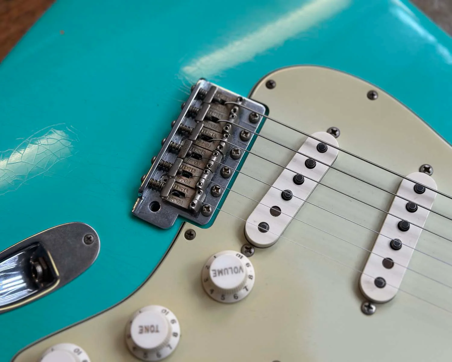 2002 Fender Custom Shop 1960 Stratocaster Relic - Seafoam Green w/OHSC - Image 9
