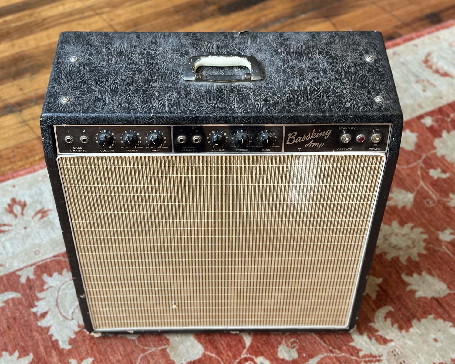 1960s Rex Bass King BA200A 1x12" 20 Watt Valve Combo - Made in Australia - Image 2