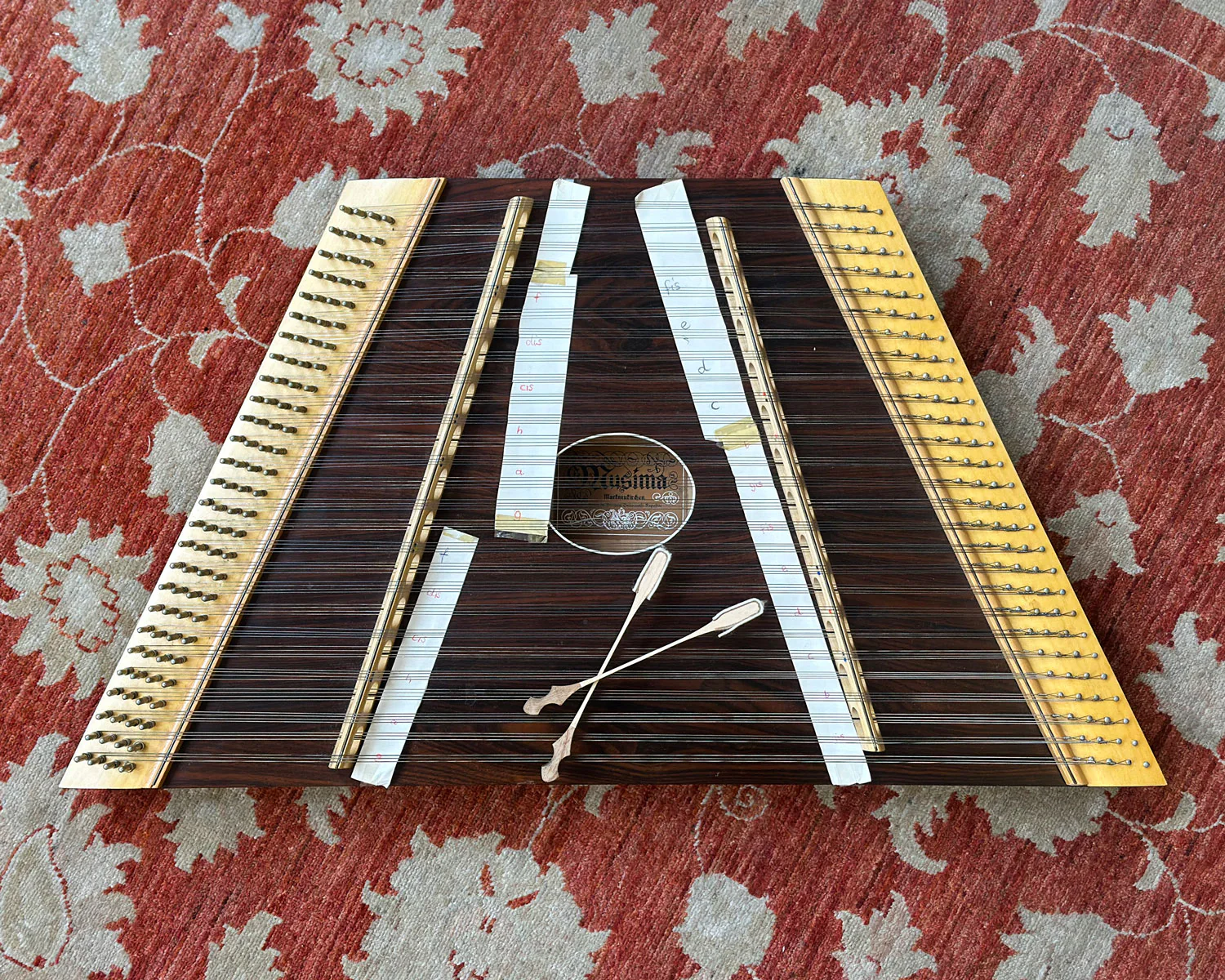 Musima Hackbrett 108-String Hammered Dulcimer/Zither