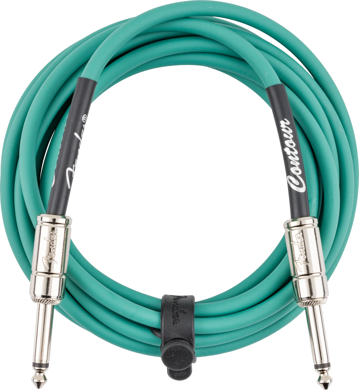 Fender Contour Instrument Cable Sherwood Green 10' - Image 2