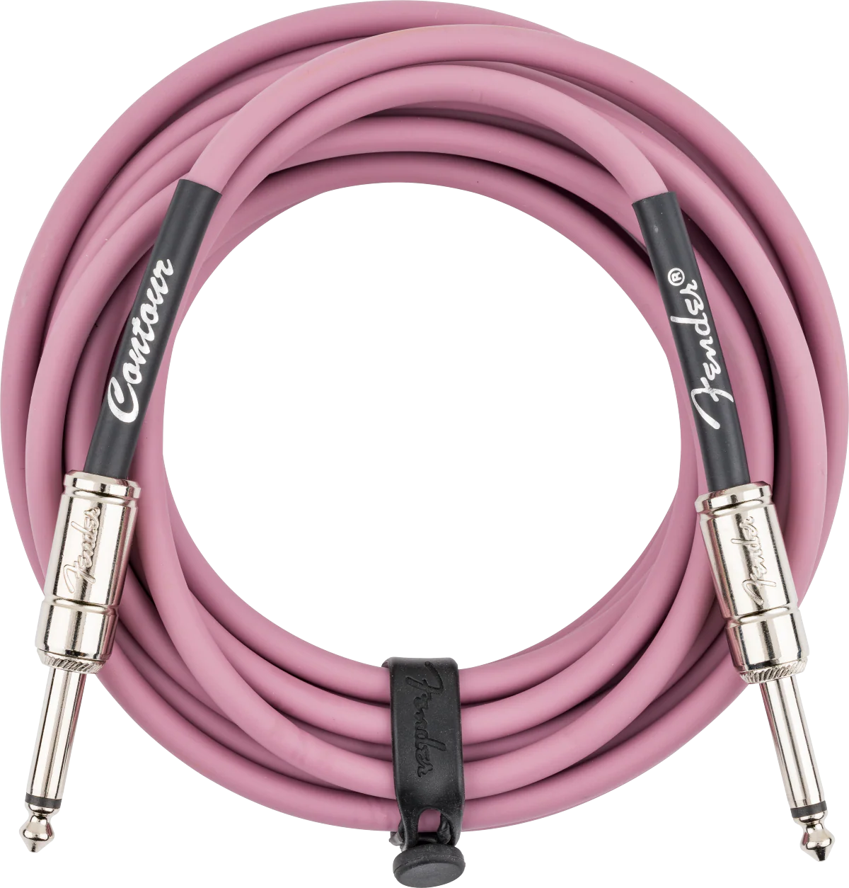 Fender Contour Instrument Cable Burgundy Mist 18.6' - Image 2