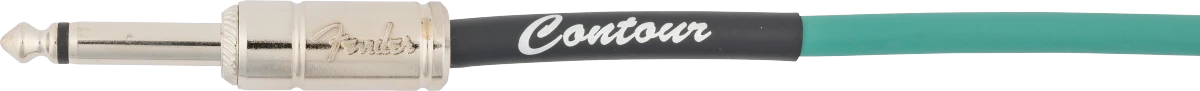 Fender Contour Instrument Cable Sherwood Green 18.6' - Image 3