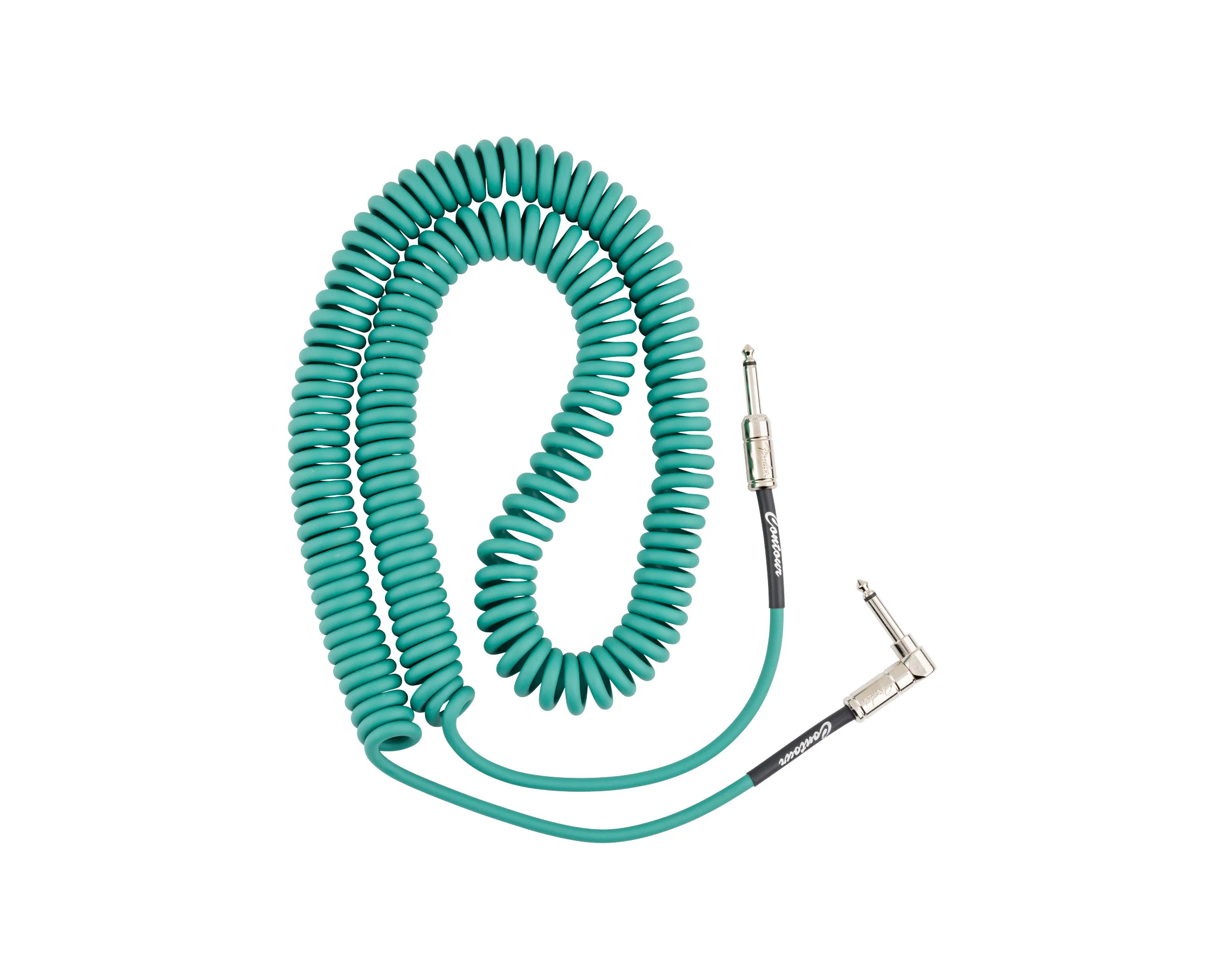 Fender Contour 30' Coiled Cable Sherwood Green - Image 2