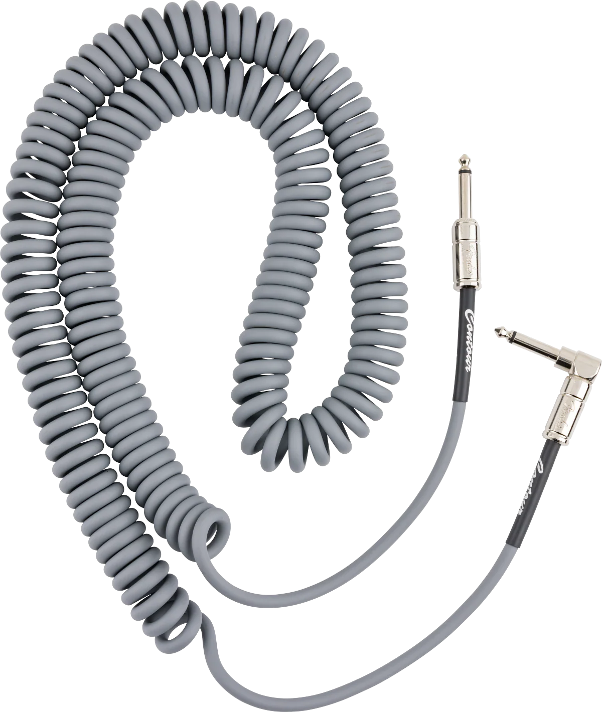 Fender Contour 30' Coiled Cable Inca Silver - Image 2