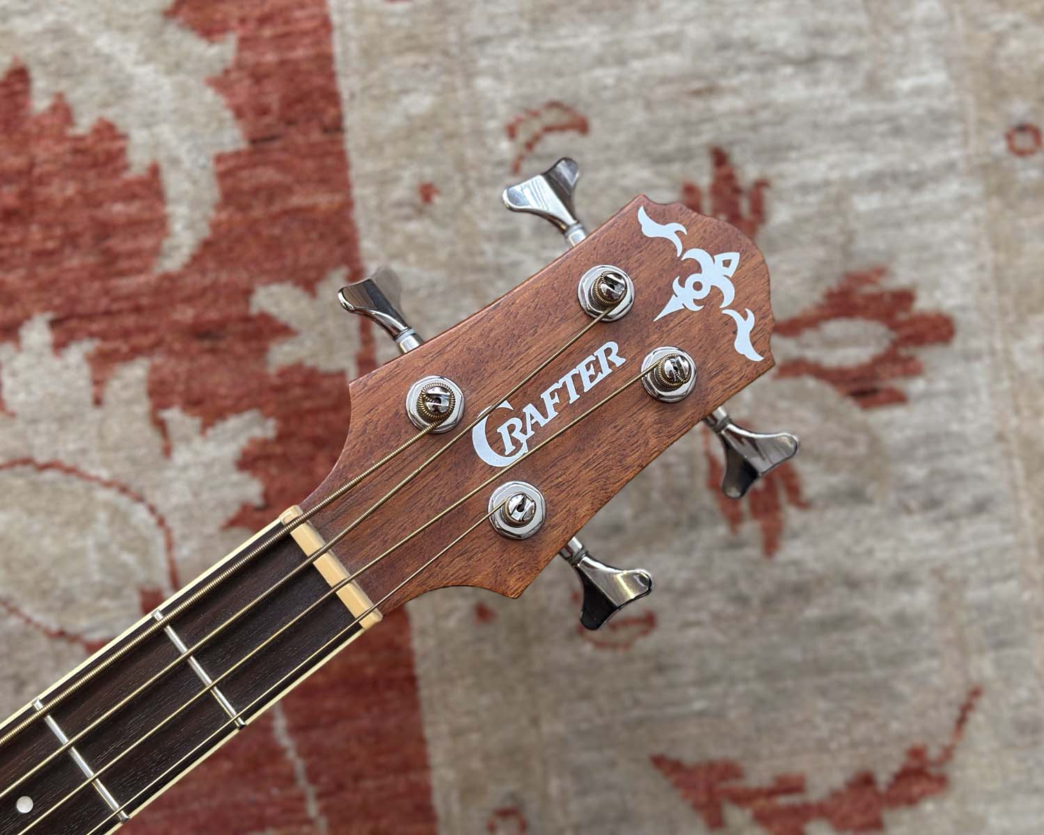 Crafter BA400EQ/N Acoustic Electric Bass Guitar - Image 2