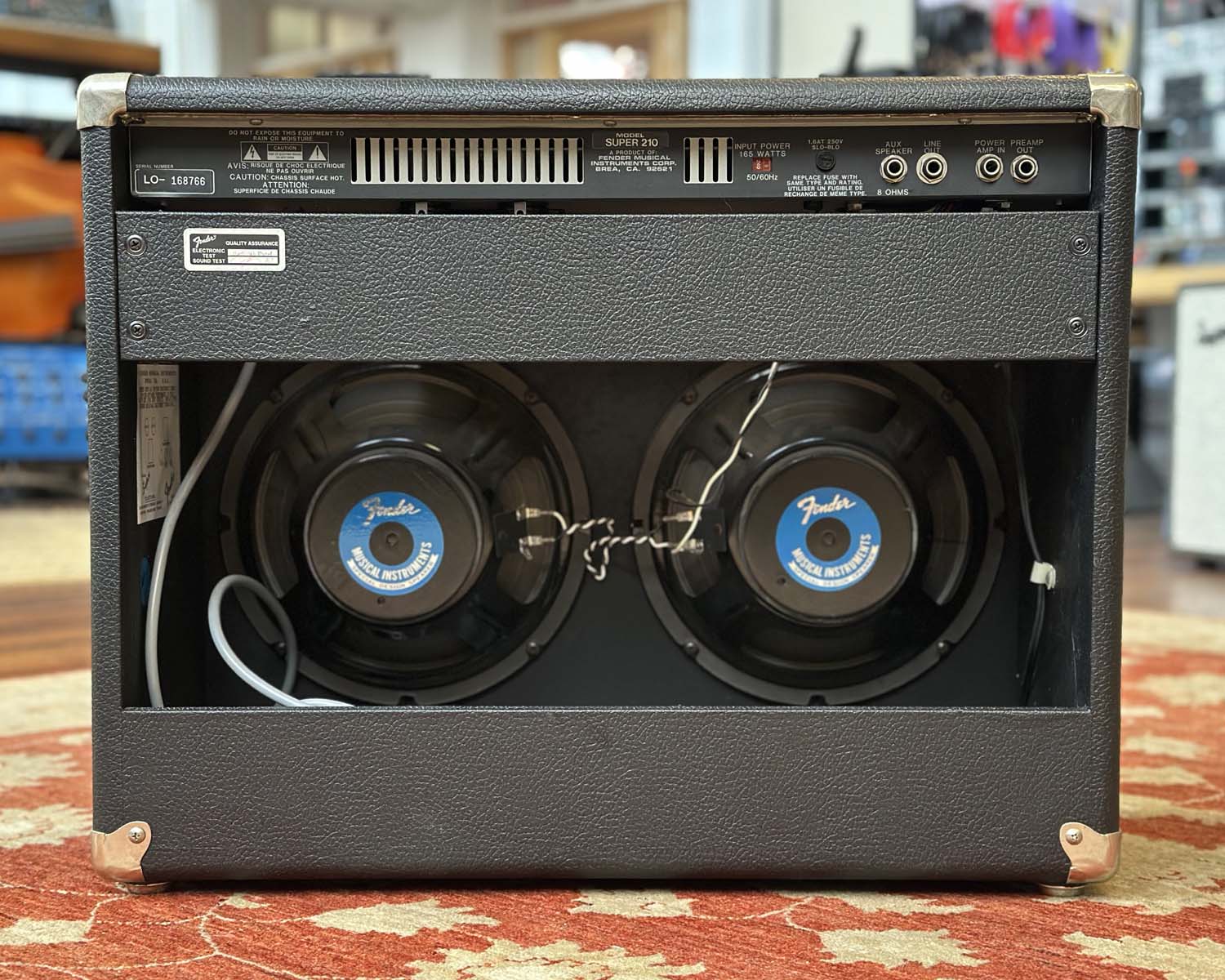 Early '90s Fender Super 210 60W 2-Channel Combo - Made in USA - Image 4