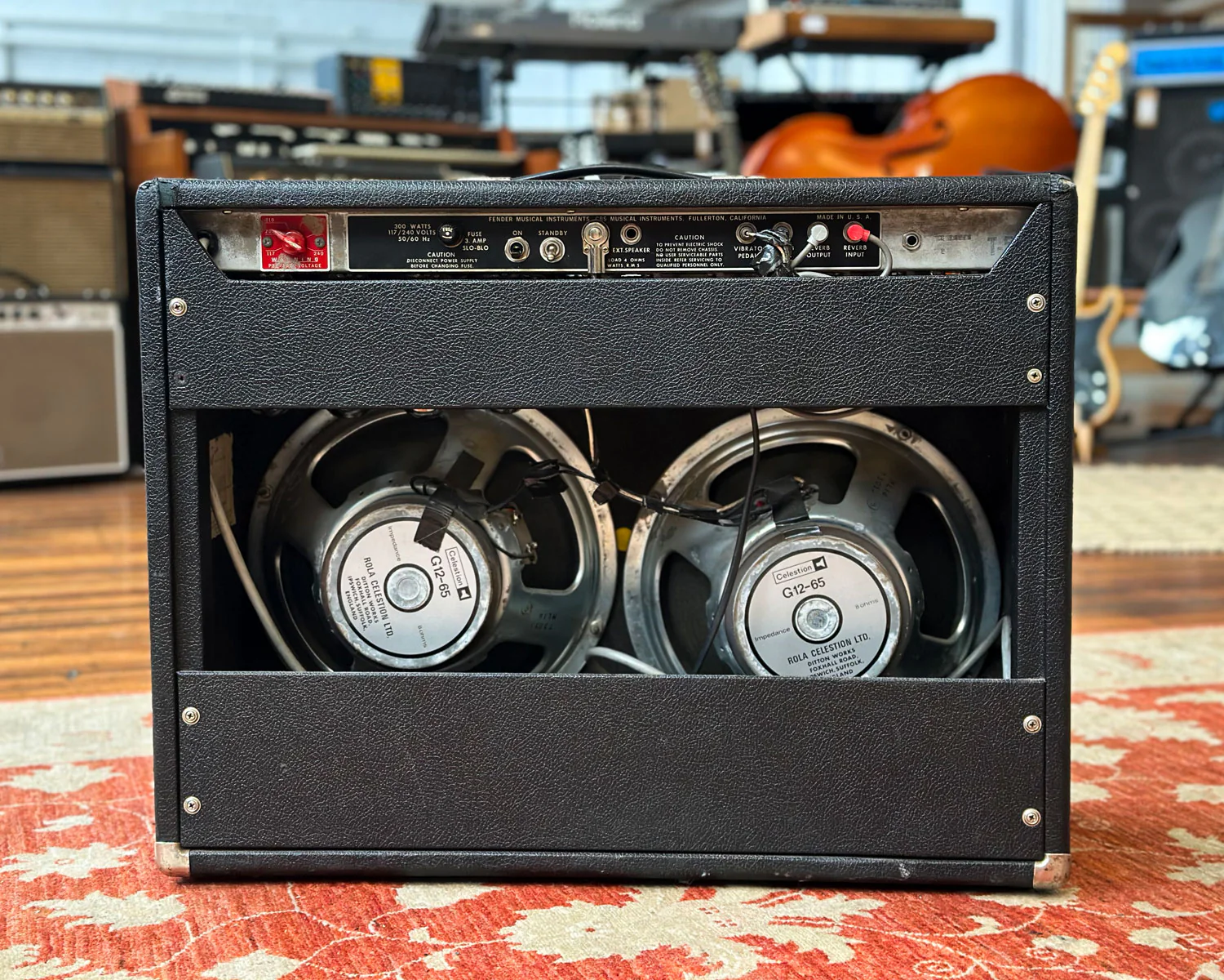 1975 Fender Twin Reverb Valve Amplifier - Image 2