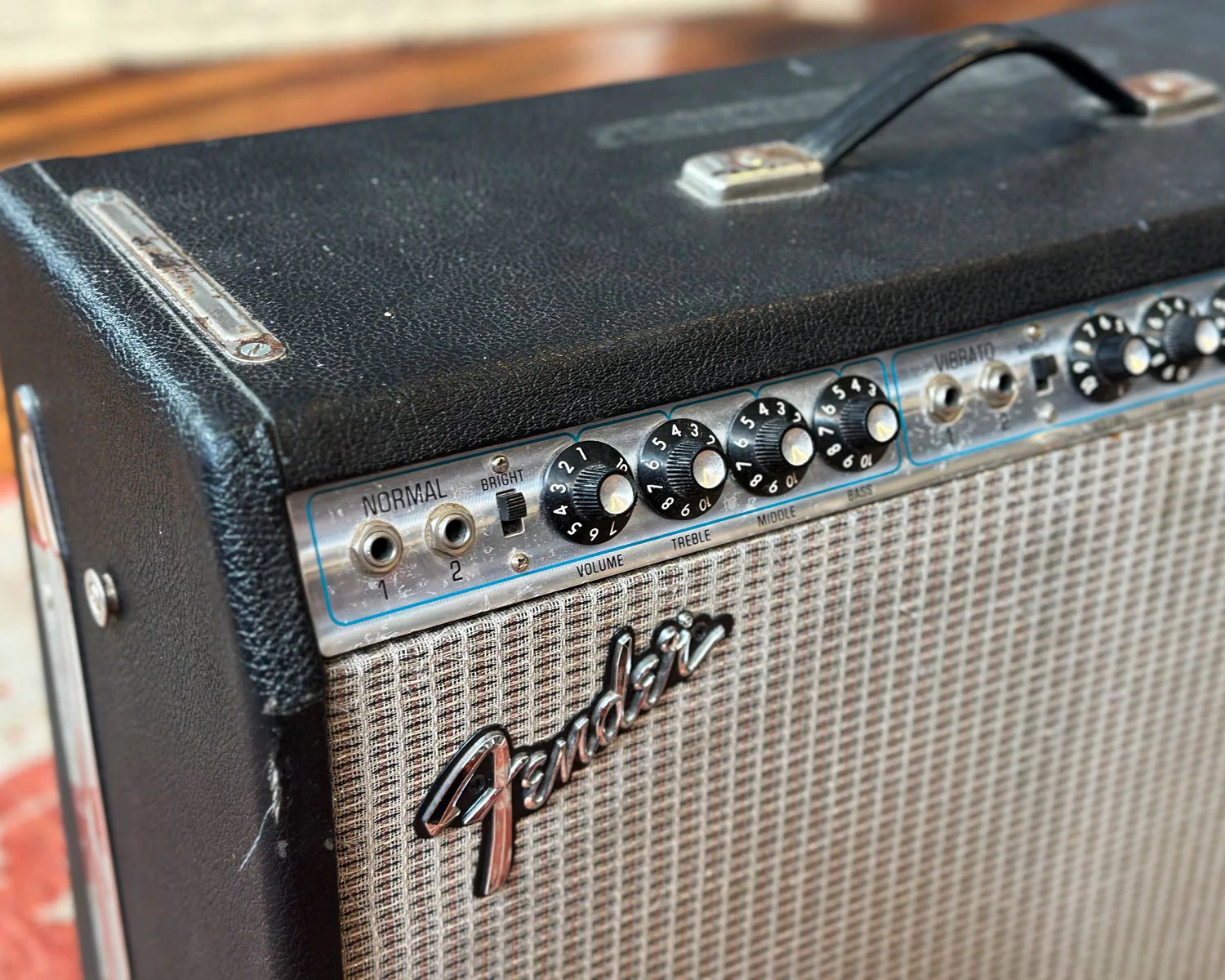 1975 Fender Twin Reverb Valve Amplifier - Image 7