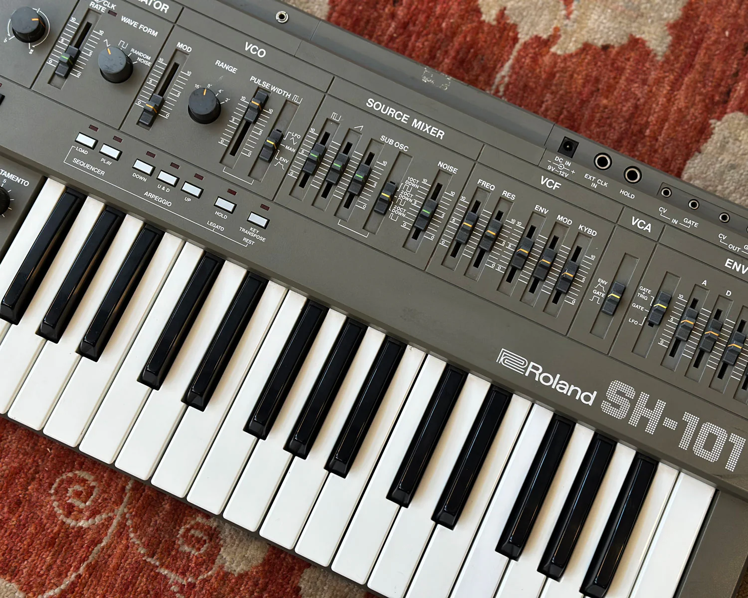 Roland SH-101 Monophonic Analog Synthesizer - Grey - Modded - Image 4