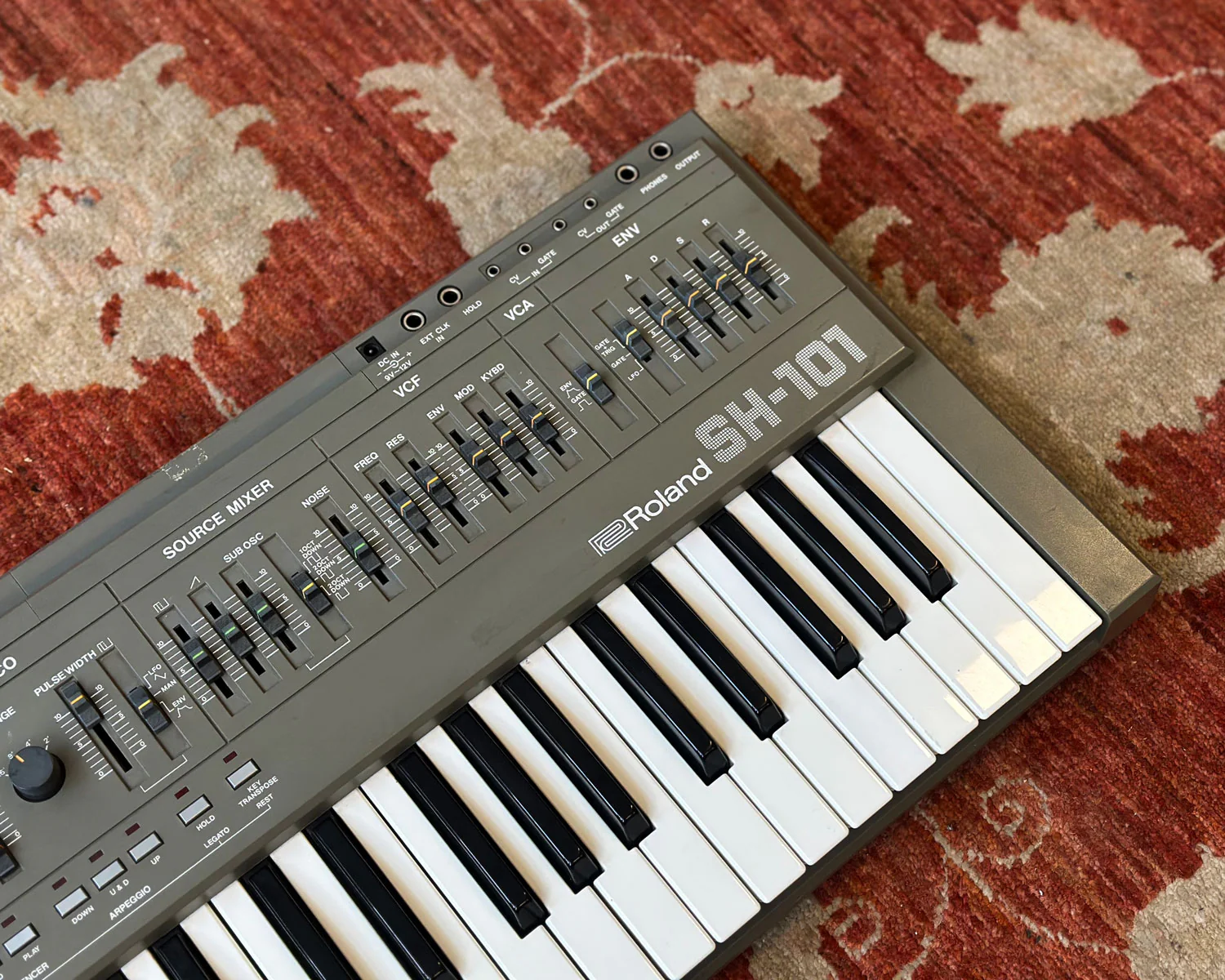 Roland SH-101 Monophonic Analog Synthesizer - Grey - Modded - Image 5
