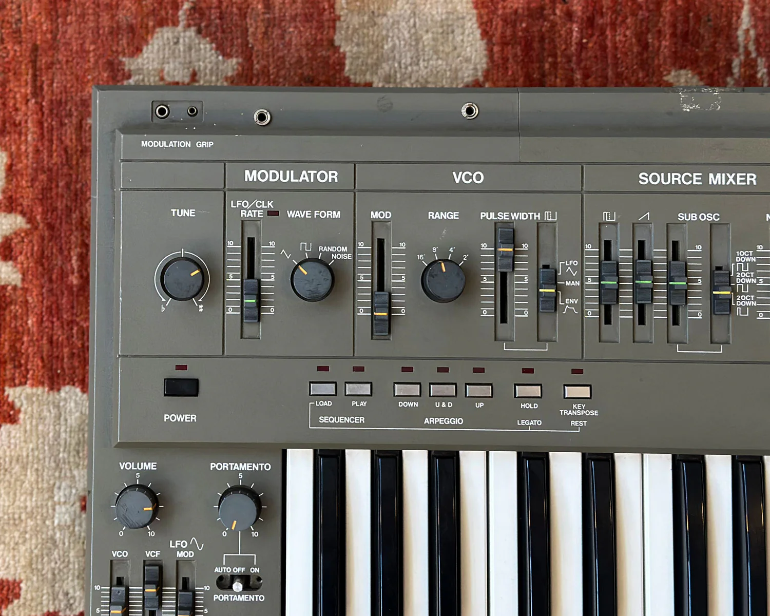 Roland SH-101 Monophonic Analog Synthesizer - Grey - Modded - Image 6
