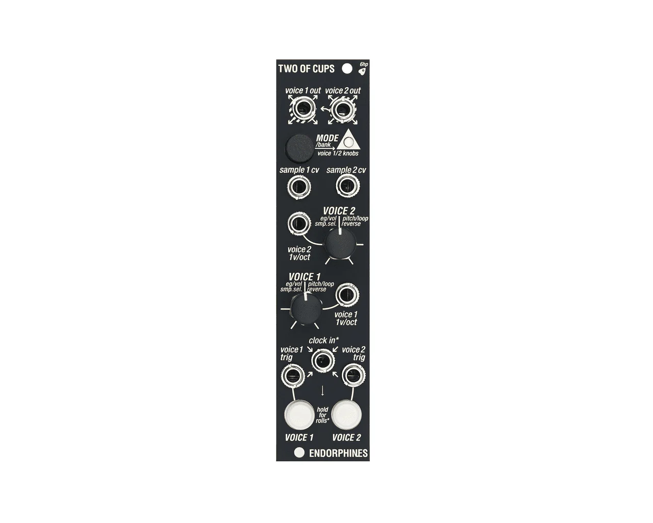 Endorphin.es Two Of Cups M/MIDI - Black