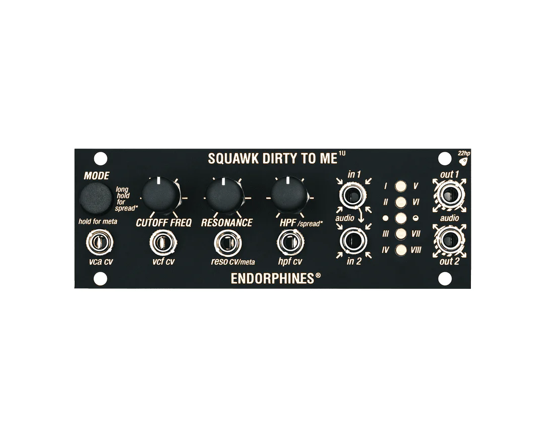 Endorphin.es Squawk Dirty To Me 1U - Black