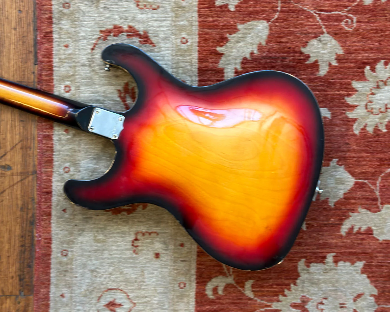 Late 60s MIJ Honey / Teisco SE-26V Hollowbody - Image 3