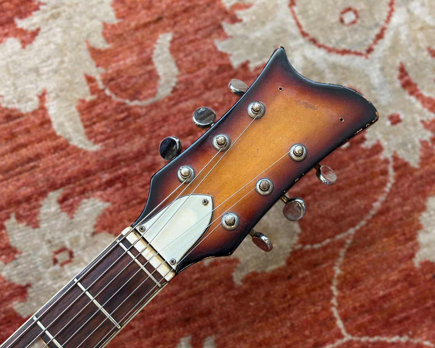 Late 60s MIJ Honey / Teisco SE-26V Hollowbody - Image 5