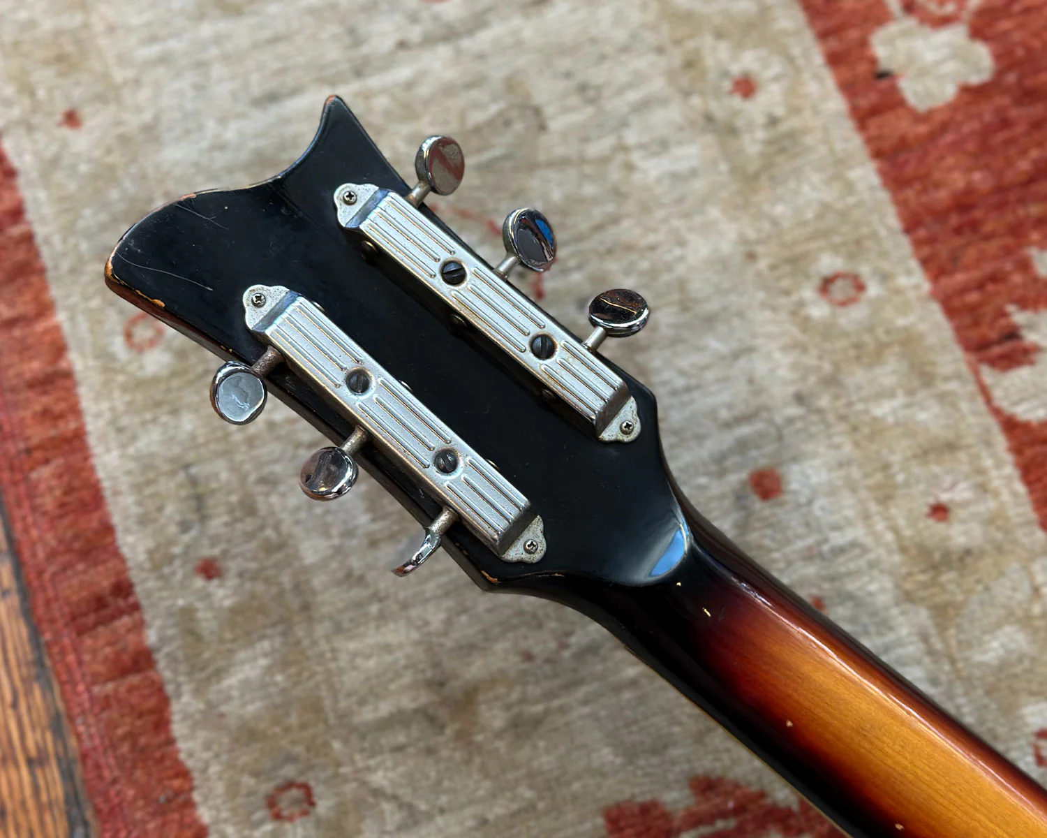 Late 60s MIJ Honey / Teisco SE-26V Hollowbody - Image 6