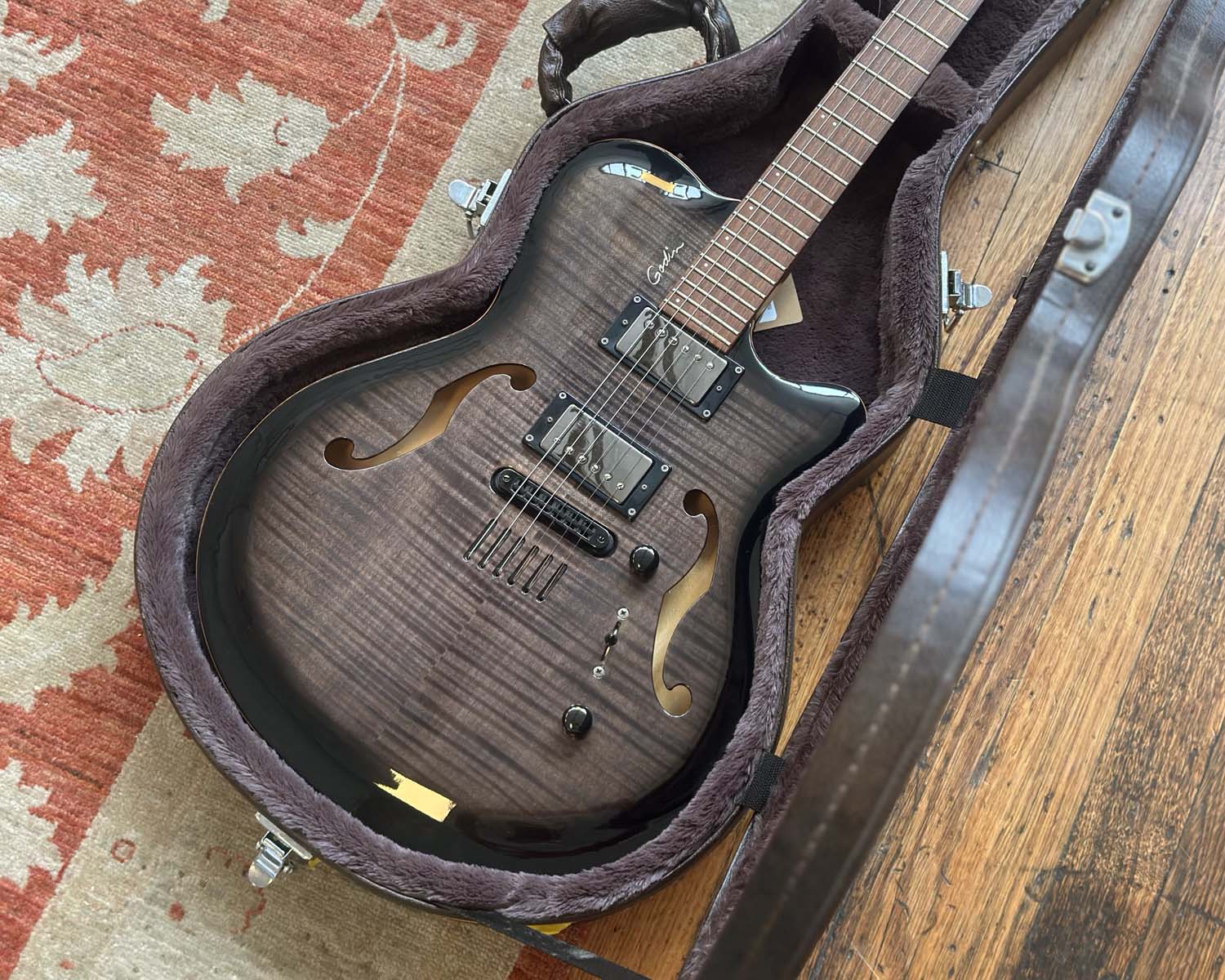 Godin Flat 5 Standard Semi-Hollowbody Electric - Image 12