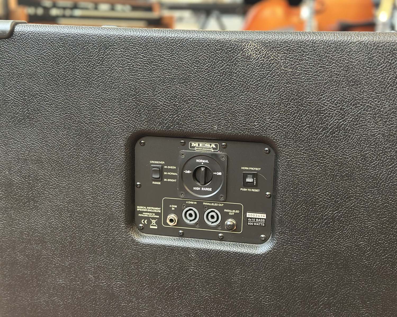 Mesa Boogie 410 Powerhouse Cab 600 Watt 4x10" Bass Cabinet - Image 3